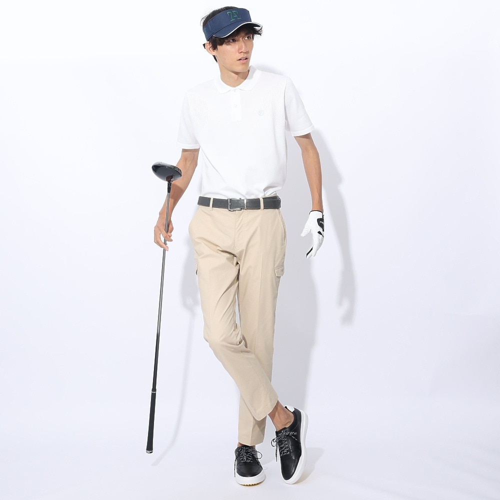 トミーアーマー（Tommy Armour）（メンズ）ゴルフウェア 半袖ニット ポロシャツ TASL24S030004 WHT