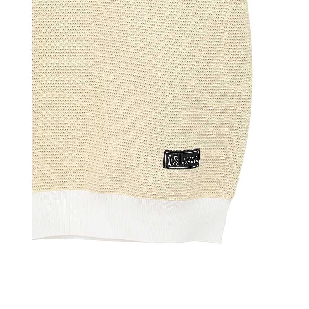 トラヴィスマシュー（Travis Mathew）（メンズ）ゴルフウェア 半袖ニット ポロシャツ 7AL008-1WHT