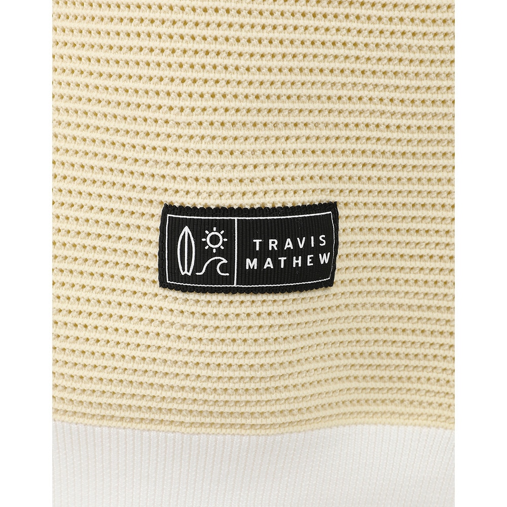 トラヴィスマシュー（Travis Mathew）（メンズ）ゴルフウェア 半袖ニット ポロシャツ 7AL008-1WHT