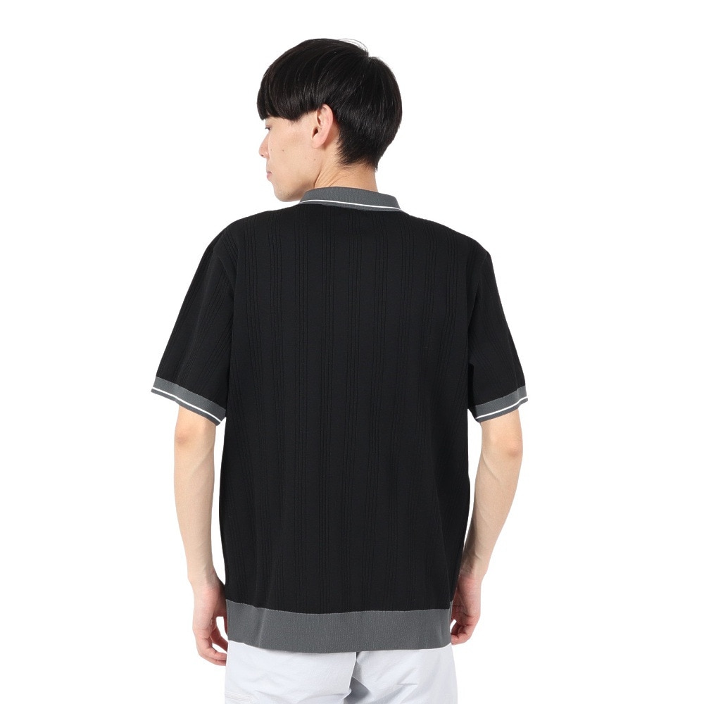 ニューバランス（new balance）（メンズ）ゴルフウェア ハーフスリーブ ニット ポロシャツ 012-5175001-010