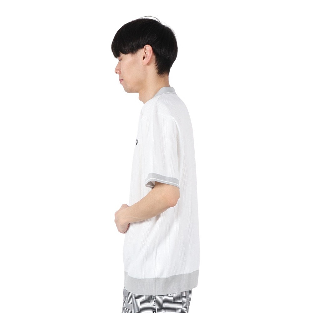 ニューバランス（new balance）（メンズ）ゴルフウェア ハーフスリーブ ニット ポロシャツ 012-5175001-030