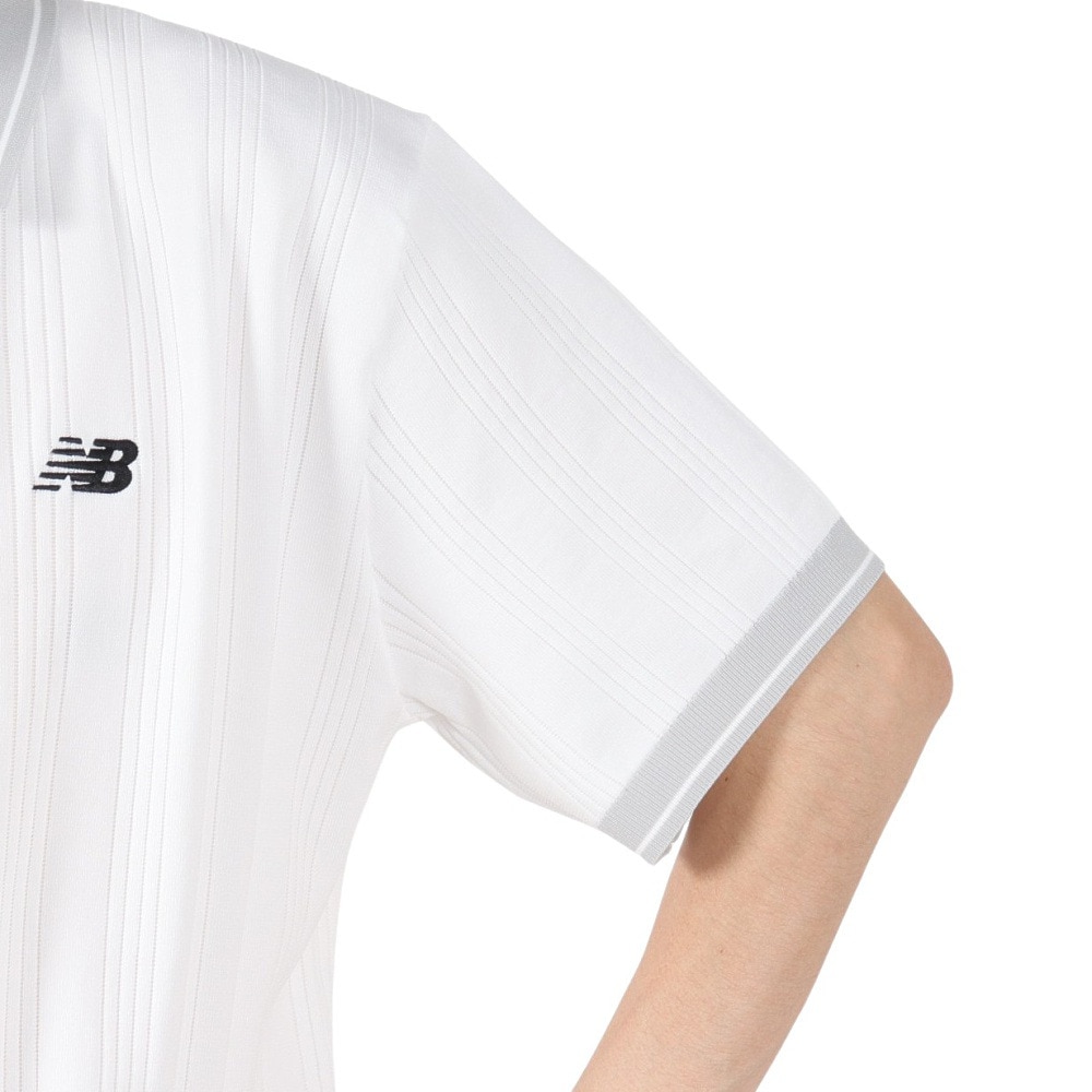 ニューバランス（new balance）（メンズ）ゴルフウェア ハーフスリーブ ニット ポロシャツ 012-5175001-030