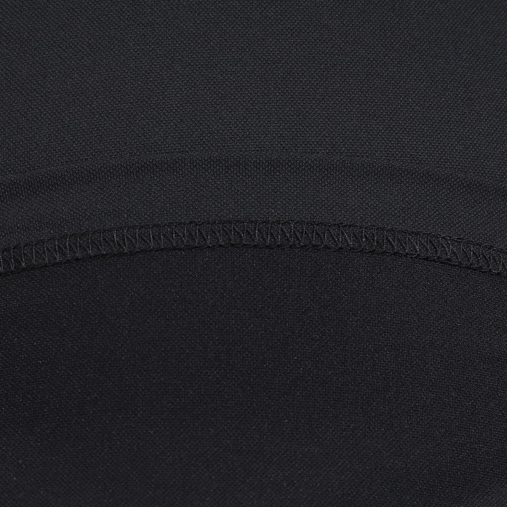 マンシングウエア（MUNSING WEAR）（メンズ）ゴルフウェア 吸汗速乾 遮熱 サンスクリーン 鹿の子ワンポイント刺繍 半袖ポロシャツ MG5SHS81M BK00