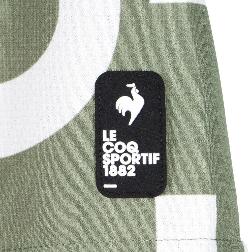 ルコックスポルティフ（lecoqsportif）（メンズ）ゴルフウェア 吸汗速乾 マルチカラーロゴ柄半袖シャツ LG5SHS05M KH00