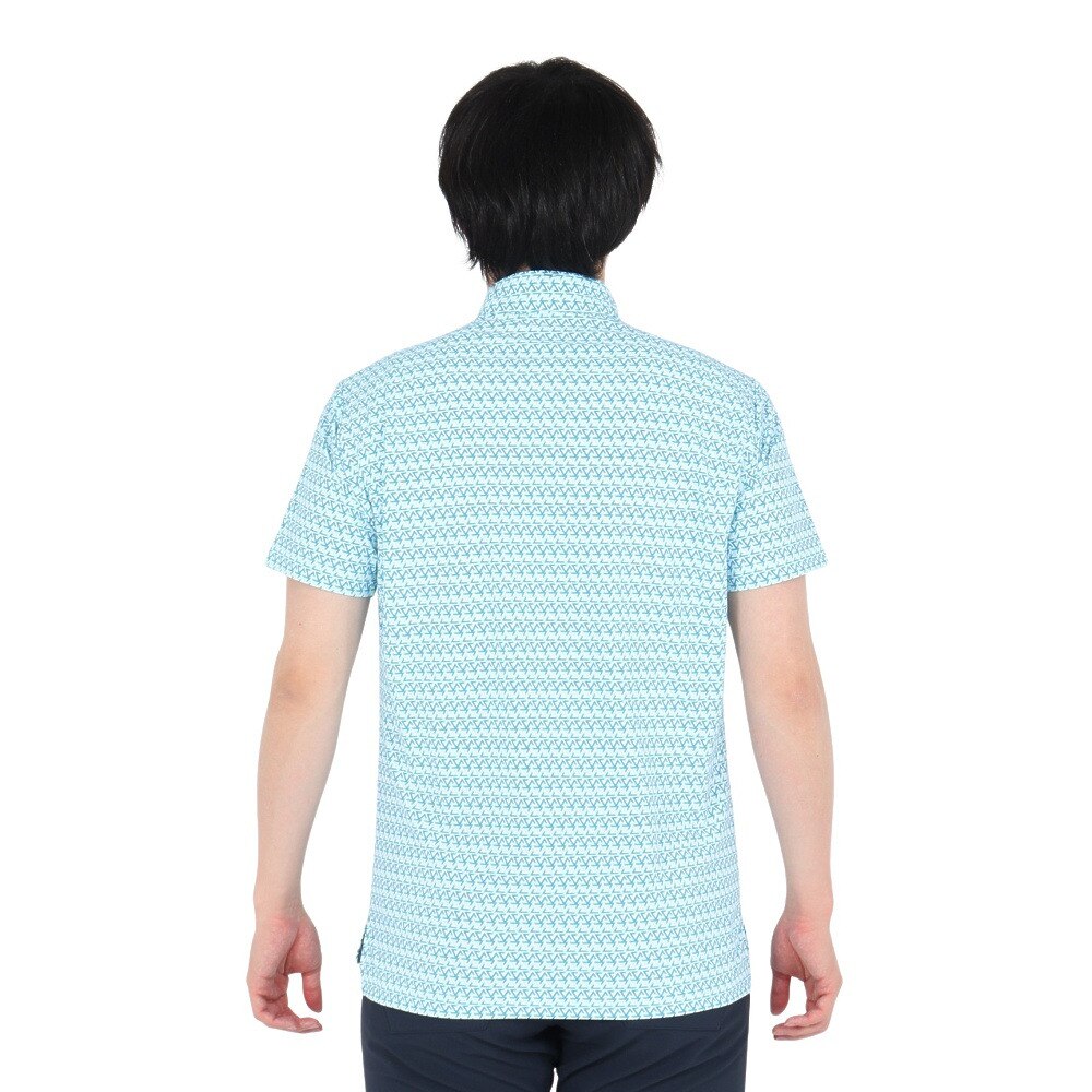 ルコックスポルティフ（lecoqsportif）（メンズ）ゴルフウェア ストレッチ トライアングル 小柄半袖シャツ LG5SHS06M SA00