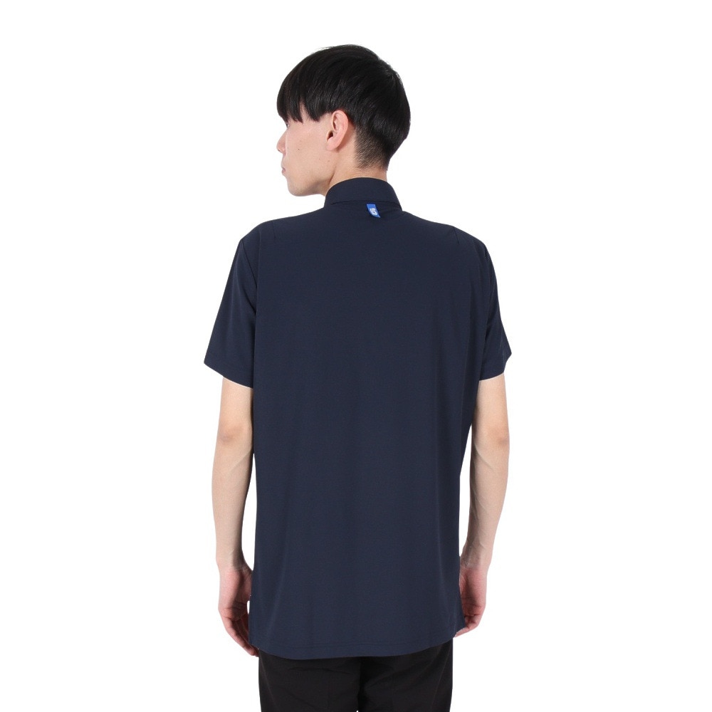 ルコックスポルティフ（lecoqsportif）（メンズ）ゴルフウェア 吸汗速乾 定番 無地半袖シャツ LG5SHS13M NV00