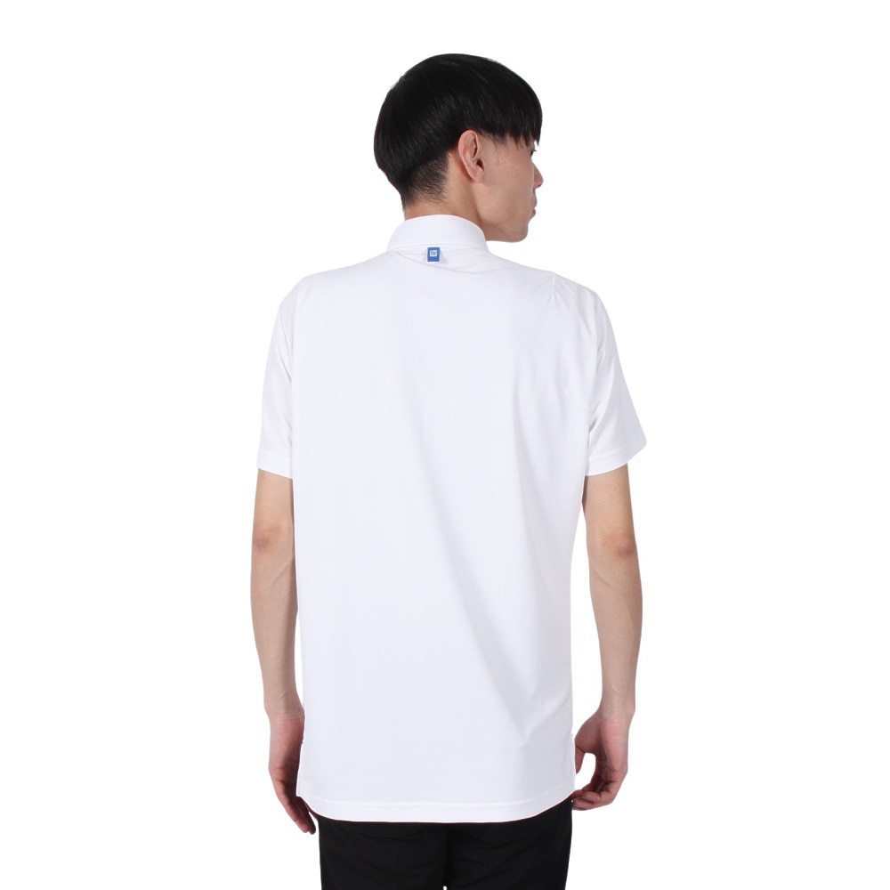 ルコックスポルティフ（lecoqsportif）（メンズ）ゴルフウェア 吸汗速乾 定番 無地半袖シャツ LG5SHS13M WH00