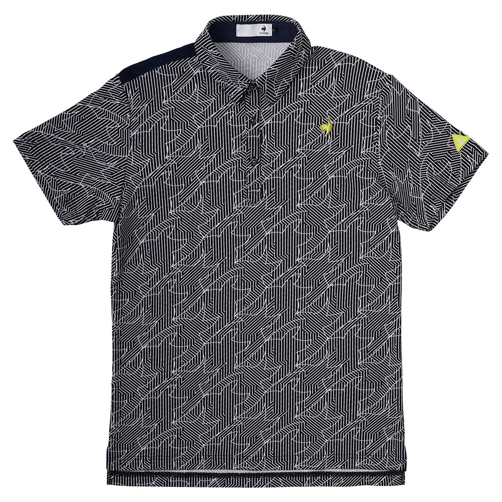 ルコックスポルティフ（lecoqsportif）（メンズ）ゴルフウェア 接触冷感シャツ LG5SHS19M NV00