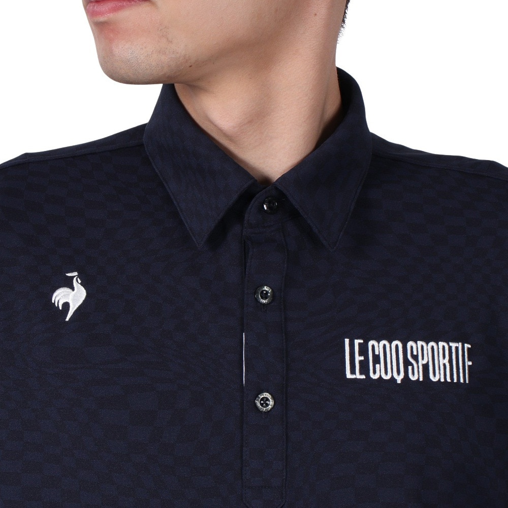 ルコックスポルティフ（lecoqsportif）（メンズ）ゴルフウェア 吸汗速乾 インナーセット 2WAYシャツ LG5STZ01M NV00