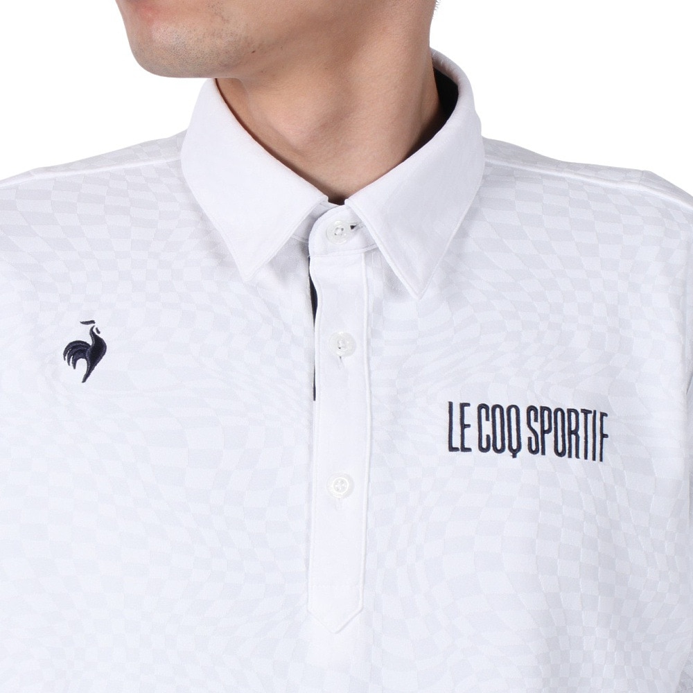 ルコックスポルティフ（lecoqsportif）（メンズ）ゴルフウェア 吸汗速乾 インナーセット 2WAYシャツ LG5STZ01M WH00