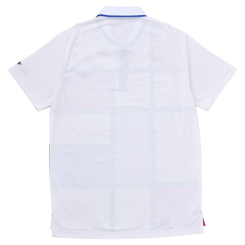 ルコックスポルティフ（lecoqsportif）（メンズ）ゴルフウェア カラーブロック大柄半袖シャツ LG5SHS02M WH00