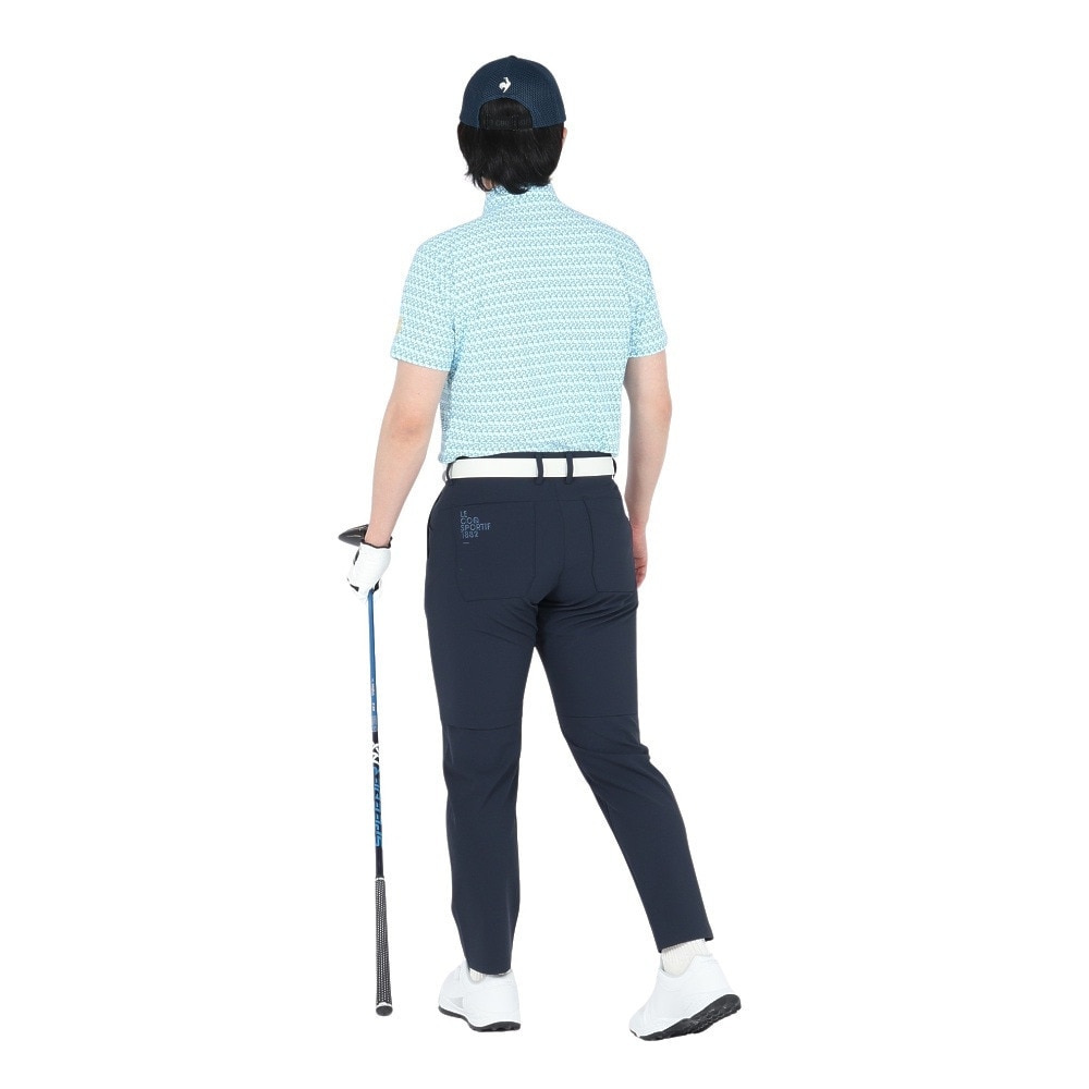 ルコックスポルティフ（lecoqsportif）（メンズ）ゴルフウェア ストレッチ トライアングル 小柄半袖シャツ LG5SHS06M SA00