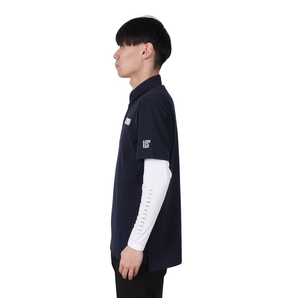 ルコックスポルティフ（lecoqsportif）（メンズ）ゴルフウェア 吸汗速乾 インナーセット 2WAYシャツ LG5STZ01M NV00