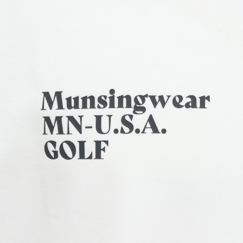 マンシングウエア（MUNSING WEAR）（メンズ）ゴルフウェア 70周年 アーカイブグラフィックTシャツ MG5SHS45U WH00