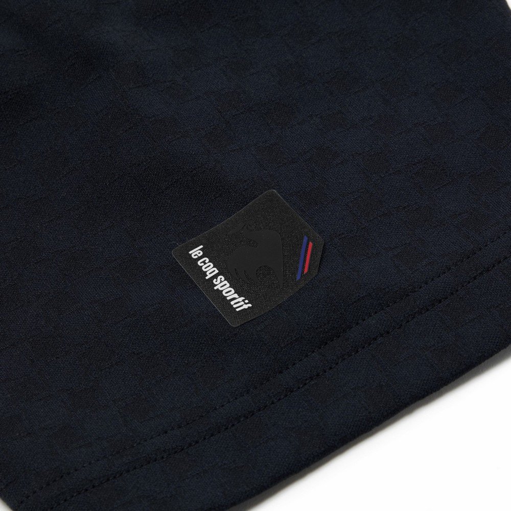 ルコックスポルティフ（lecoqsportif）（メンズ）ゴルフウェア 3WAYチェックジャカード半袖シャツ インナーシャツ LG6STZ00M NV00