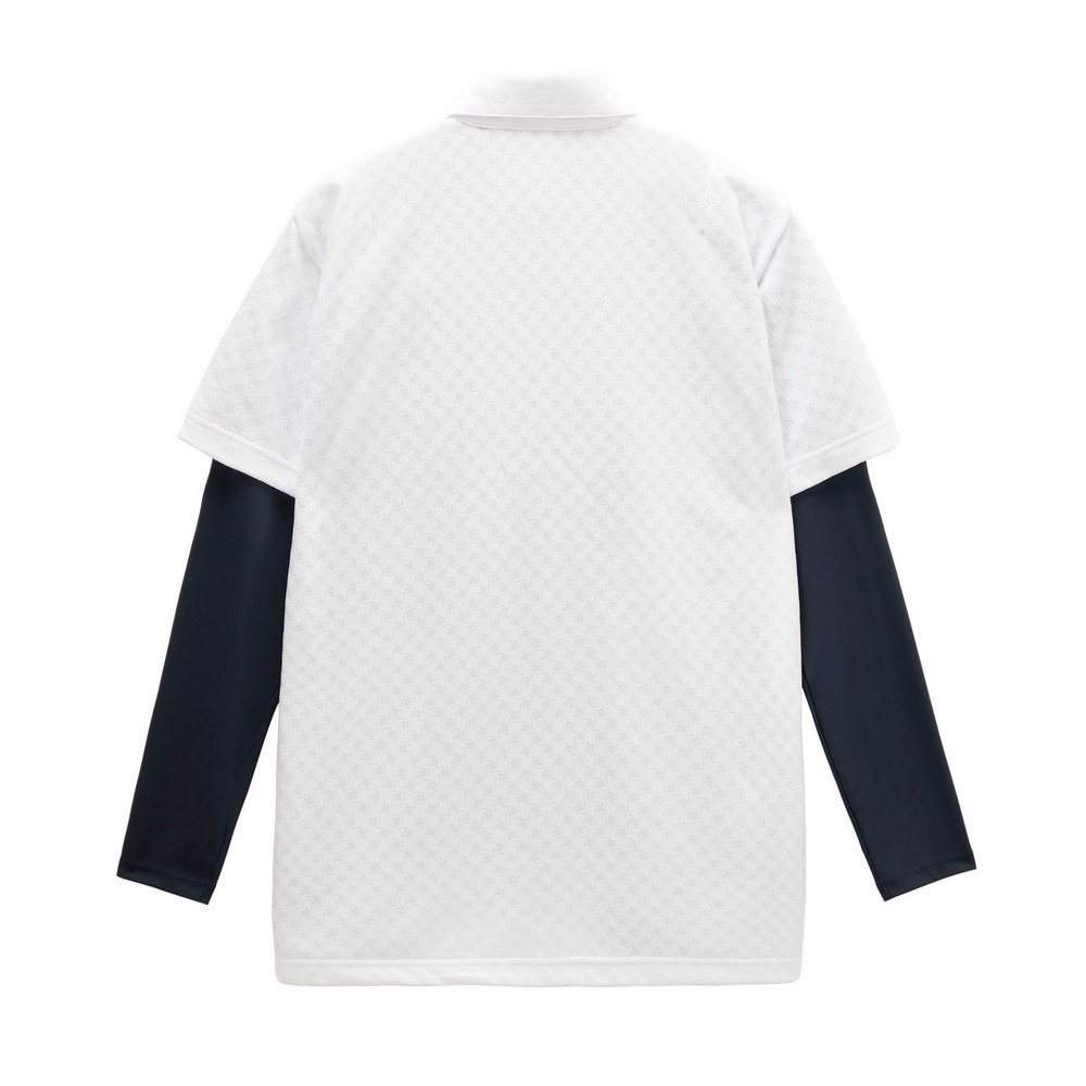 ルコックスポルティフ（lecoqsportif）（メンズ）ゴルフウェア 3WAYチェックジャカード半袖シャツ インナーシャツ LG6STZ00M WH00