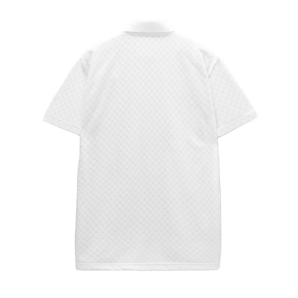 ルコックスポルティフ（lecoqsportif）（メンズ）ゴルフウェア 3WAYチェックジャカード半袖シャツ インナーシャツ LG6STZ00M WH00