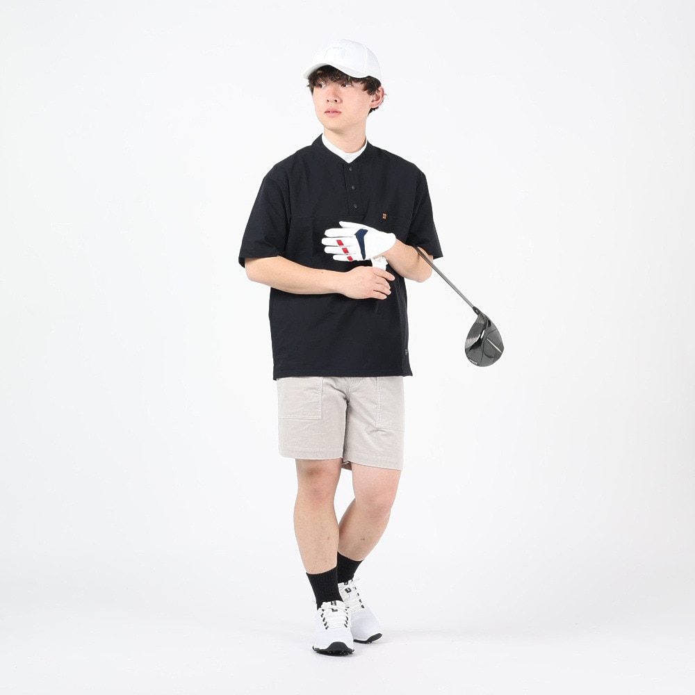 トラヴィスマシュー（Travis Mathew）（メンズ）ゴルフウェア ショートスリーブ HENLY シャツ AP TM ST 7AH050 M 0BLK 23SS B