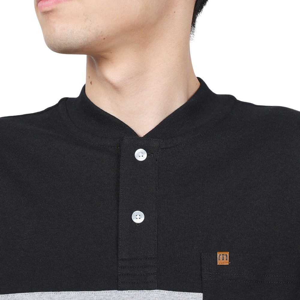 トラヴィスマシュー（Travis Mathew）（メンズ）ゴルフウェア ヘンリー ポケット 半袖Tシャツ AP TM ST 7AH051 M 0BLK 23SS B