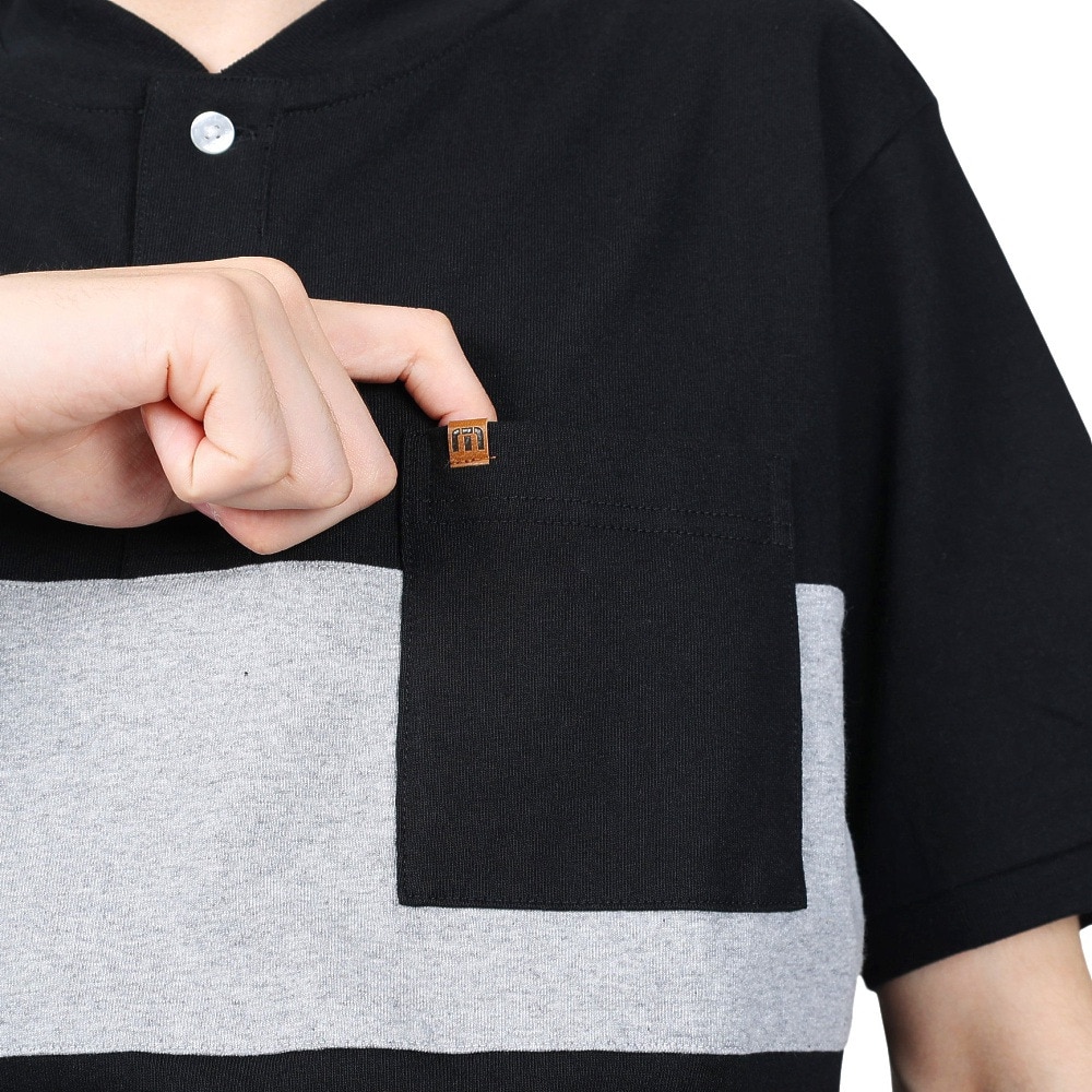トラヴィスマシュー（Travis Mathew）（メンズ）ゴルフウェア ヘンリー ポケット 半袖Tシャツ AP TM ST 7AH051 M 0BLK 23SS B