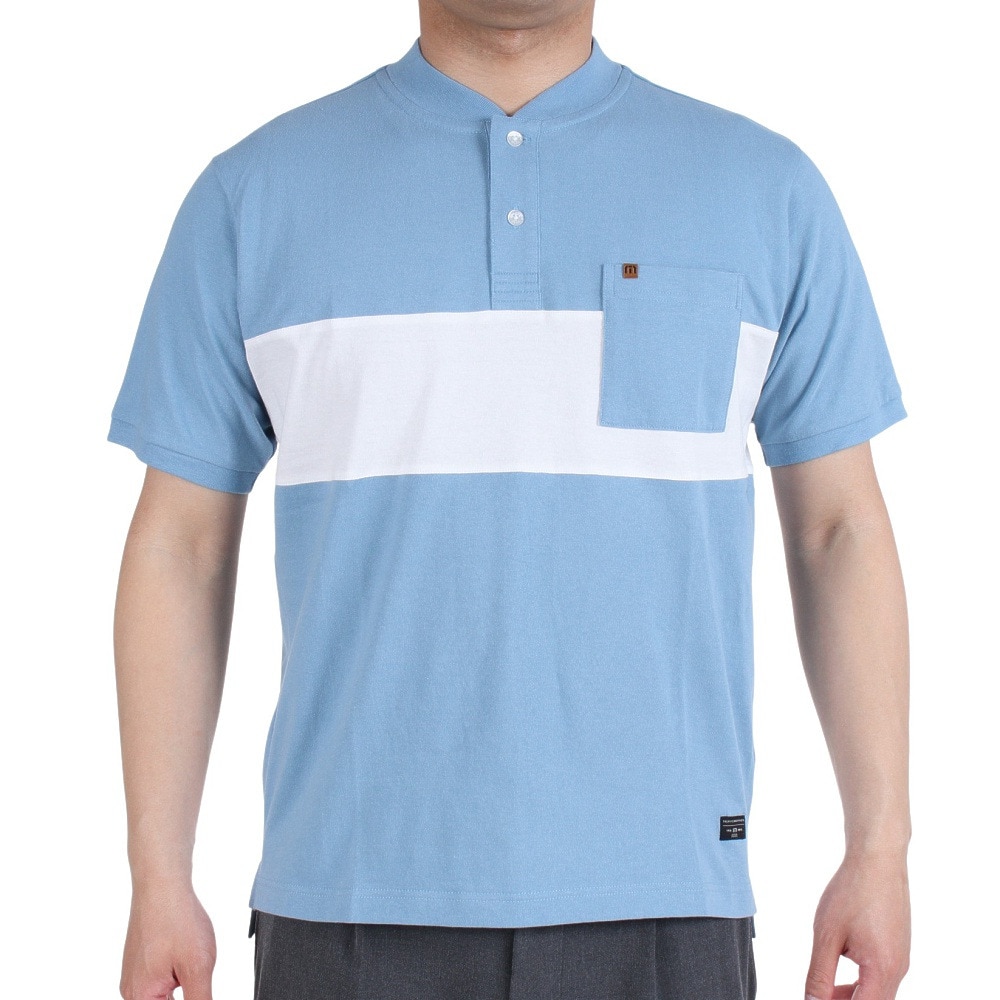 トラヴィスマシュー（Travis Mathew）（メンズ）ゴルフウェア ヘンリー ポケット 半袖Tシャツ AP TM ST 7AH051 M 4BLS 23SS B