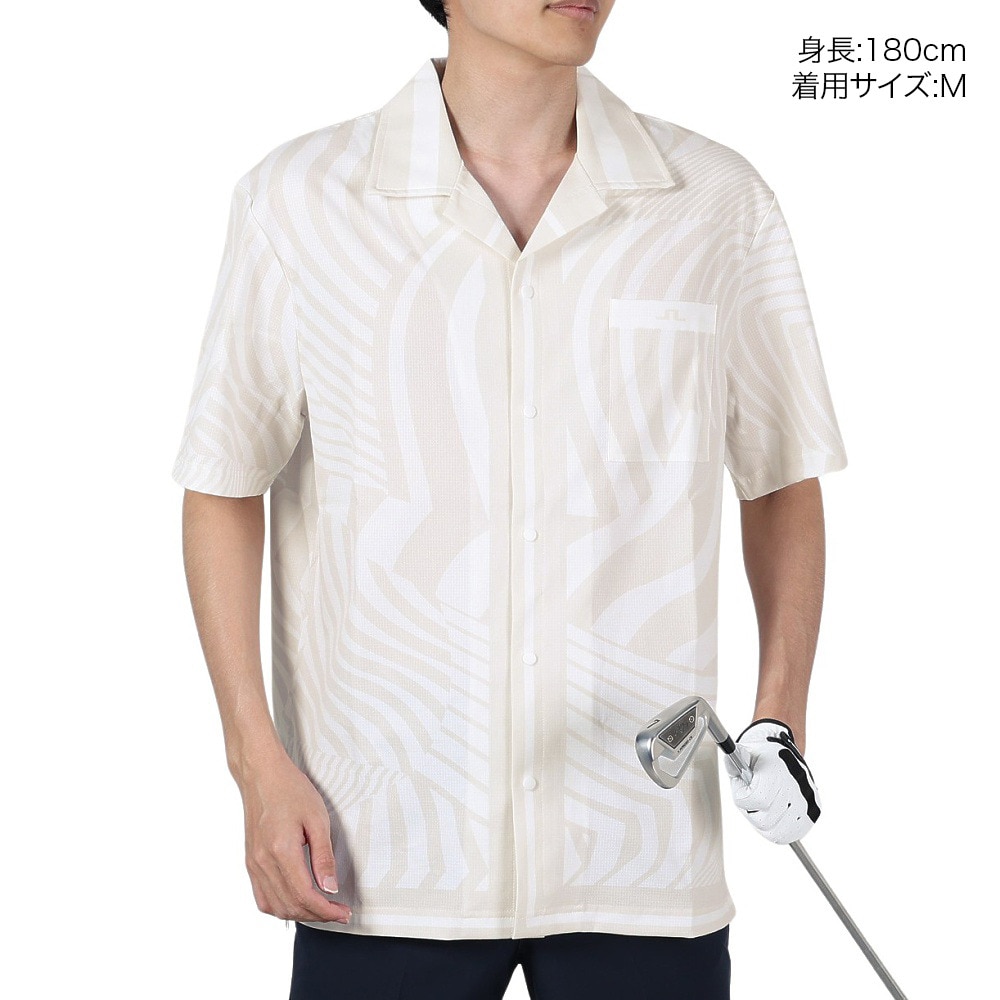 J.LINDEBERG（メンズ）ゴルフウェア Will 半袖シャツ 071-81640-006