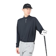 チャンピオン（CHAMPION）（メンズ）ゴルフウェア 長袖 吸汗速乾 ハーフジップシャツ C3-ZG401 090