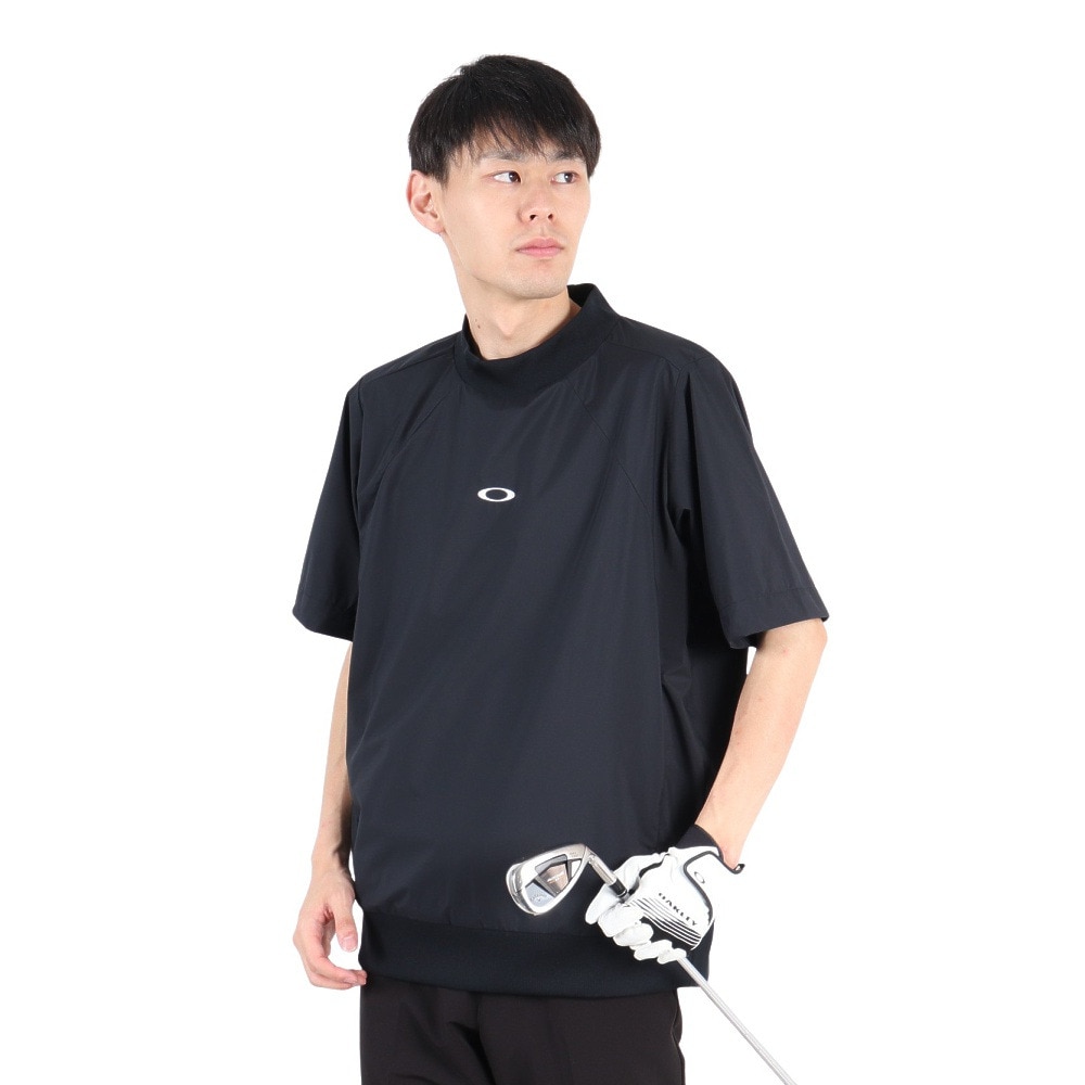 オークリー（OAKLEY）（メンズ）ゴルフウェア 半袖 モックネック プルオーバー 2 FOA408143-02E