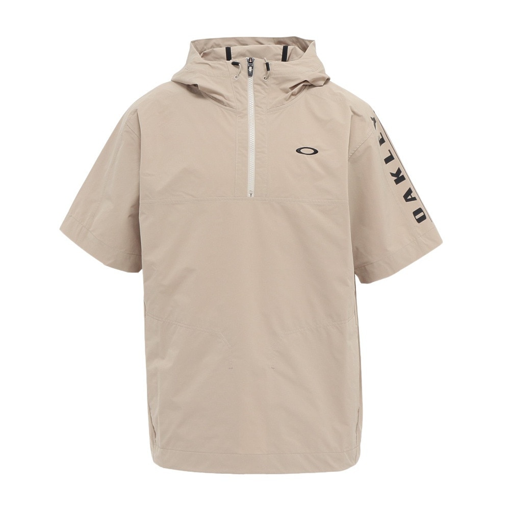 オークリー（OAKLEY）（メンズ）ゴルフウェア 半袖 防風 撥水 Oakley ショートスリーブ フーディー ジャケット FOA408278-30W