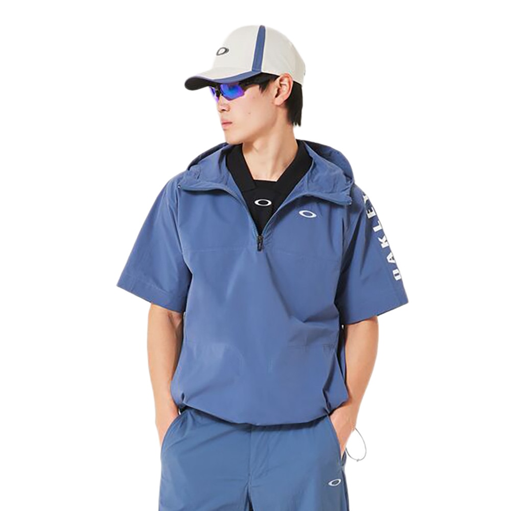 オークリー（OAKLEY）（メンズ）ゴルフウェア 半袖フーディージャケット FOA408278-66Y