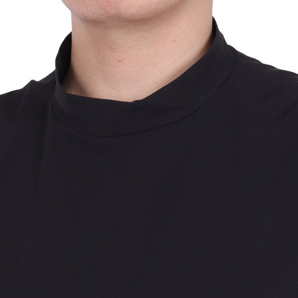 ザ・ワープ・バイ・エネーレ（The Warp By Ennerre）（メンズ）ゴルフウェア 半袖 ウィンドモックネックプルオーバー WG5RTG13 BLK