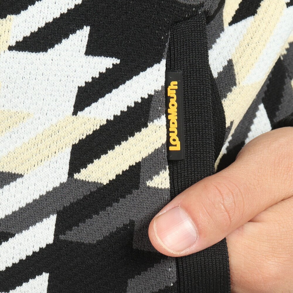 LOUDMOUTH/ラウドマウス】ワンポイントロゴ 裏蓄熱軽量 ニットジャケット - homabayassembly.go.ke