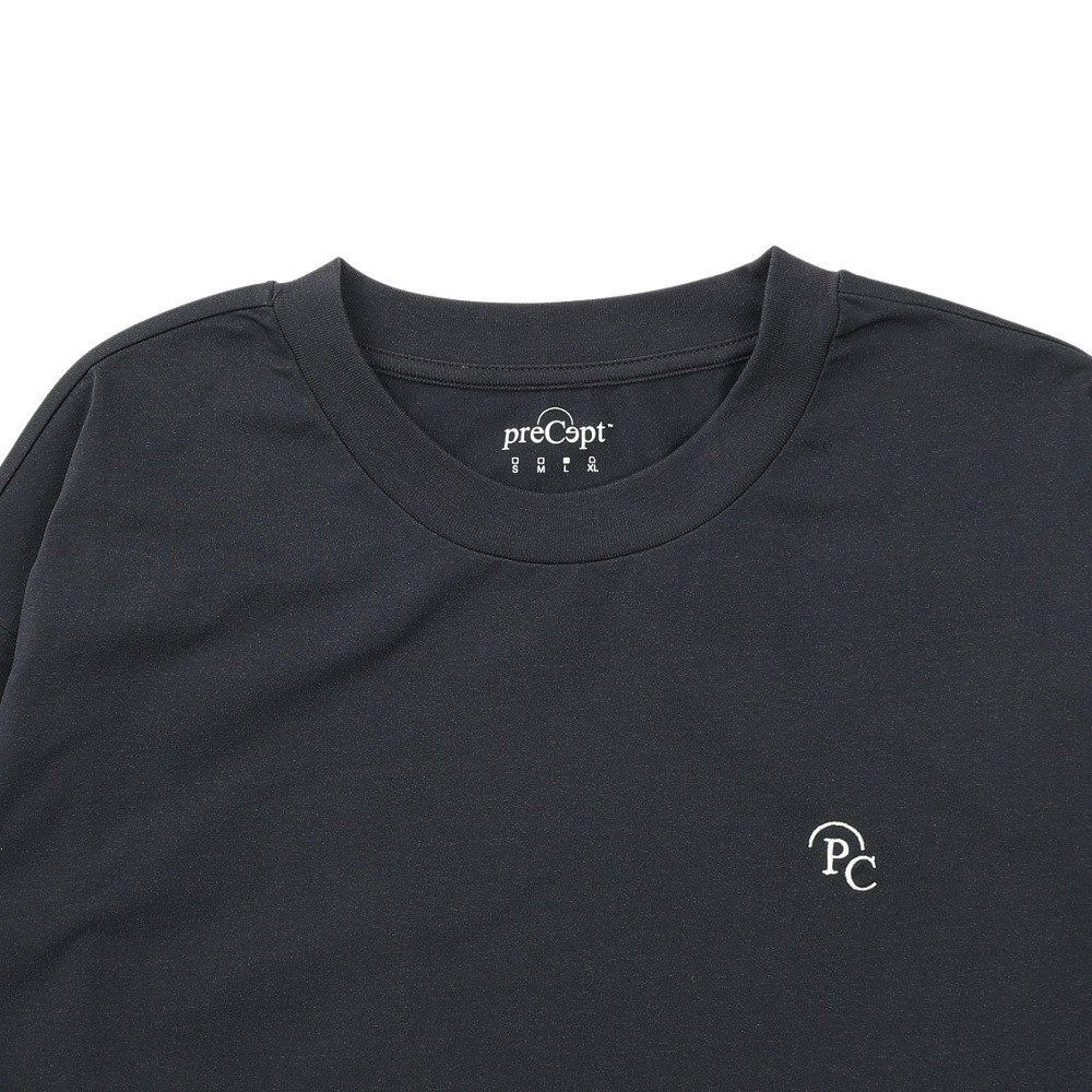 プリセプト（PRECEPT）（メンズ）ゴルフウェア 長袖 天竺 Tシャツ PRUK24F030010 BLK
