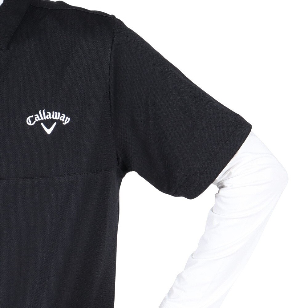 キャロウェイ（CALLAWAY）（メンズ）ゴルフウェア 吸汗速乾 セットシャツ インナー付き C25234108-1010