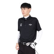 (メンズ)ゴルフウェア 吸汗速乾 セットシャツ インナー付き C25234108-1010