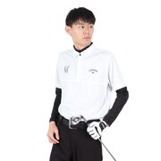 (メンズ)ゴルフウェア 吸汗速乾 セットシャツ インナー付き C25234108-1030