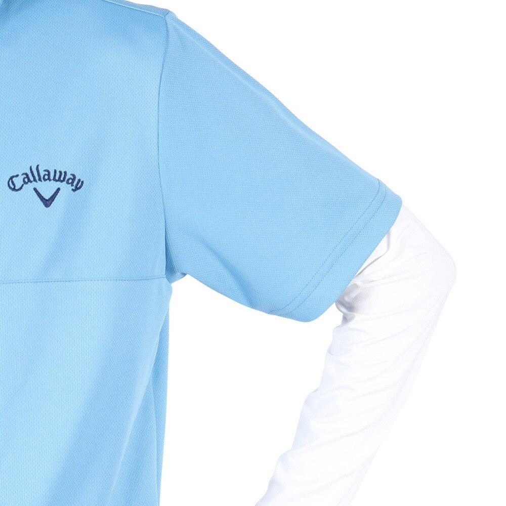 キャロウェイ（CALLAWAY）（メンズ）ゴルフウェア 吸汗速乾 セットシャツ インナー付き C25234108-1110