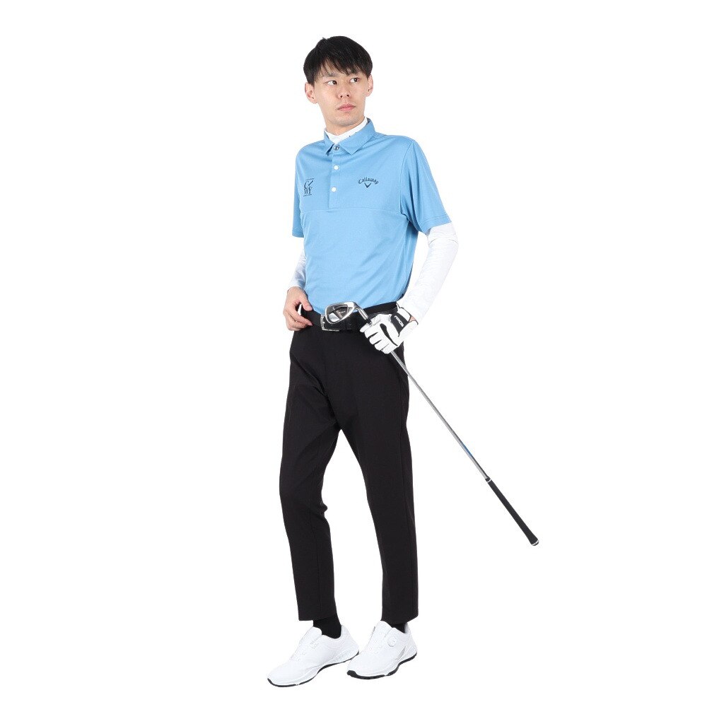 キャロウェイ（CALLAWAY）（メンズ）ゴルフウェア 吸汗速乾 セットシャツ インナー付き C25234108-1110