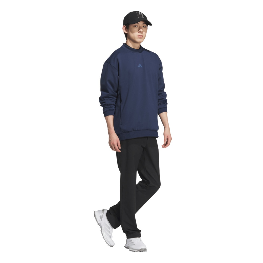 アディダス（adidas）（メンズ）ゴルフウェア スウェットシャツ 長袖 JUW93-JM9584 NVY