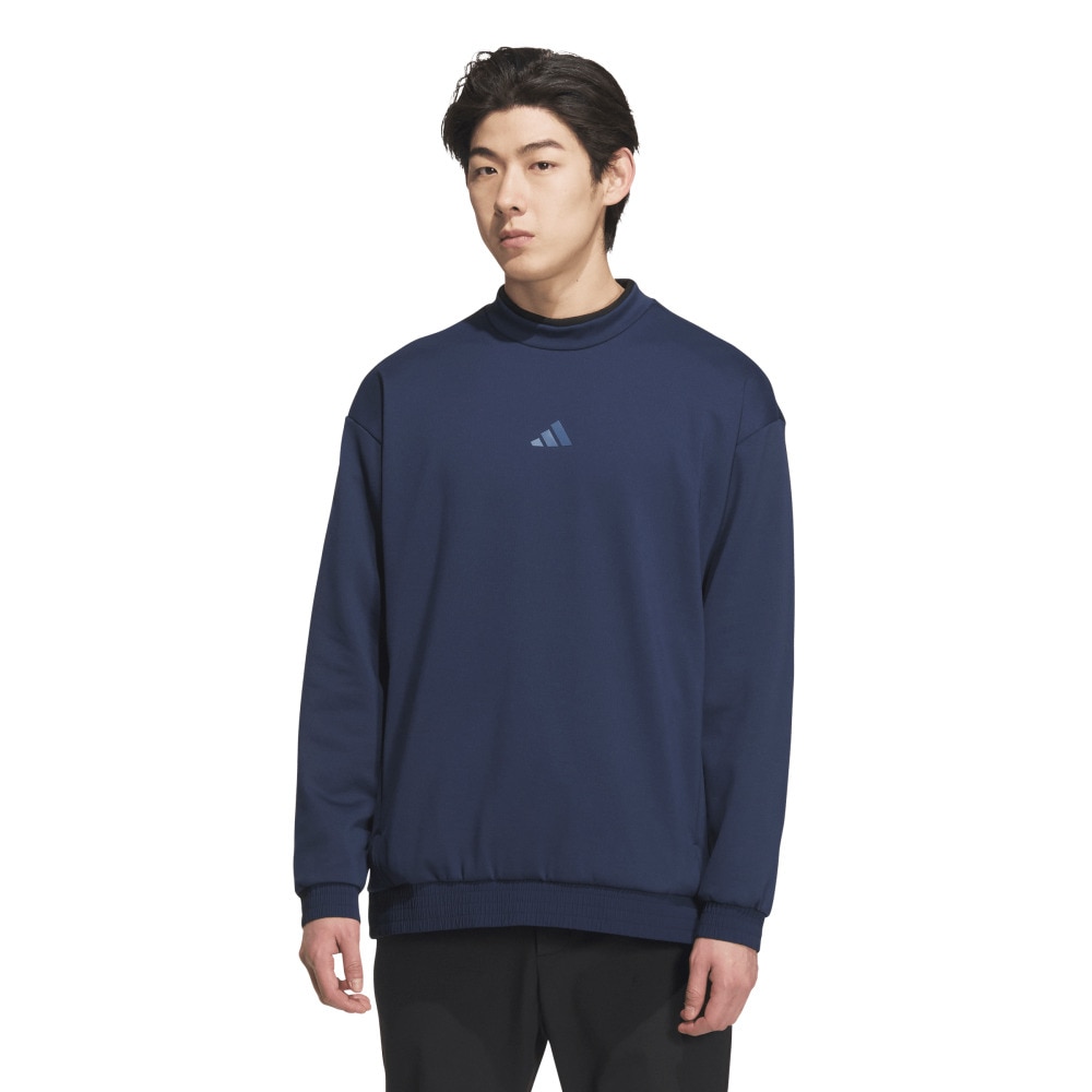 アディダス（adidas）（メンズ）ゴルフウェア スウェットシャツ 長袖 JUW93-JM9584 NVY