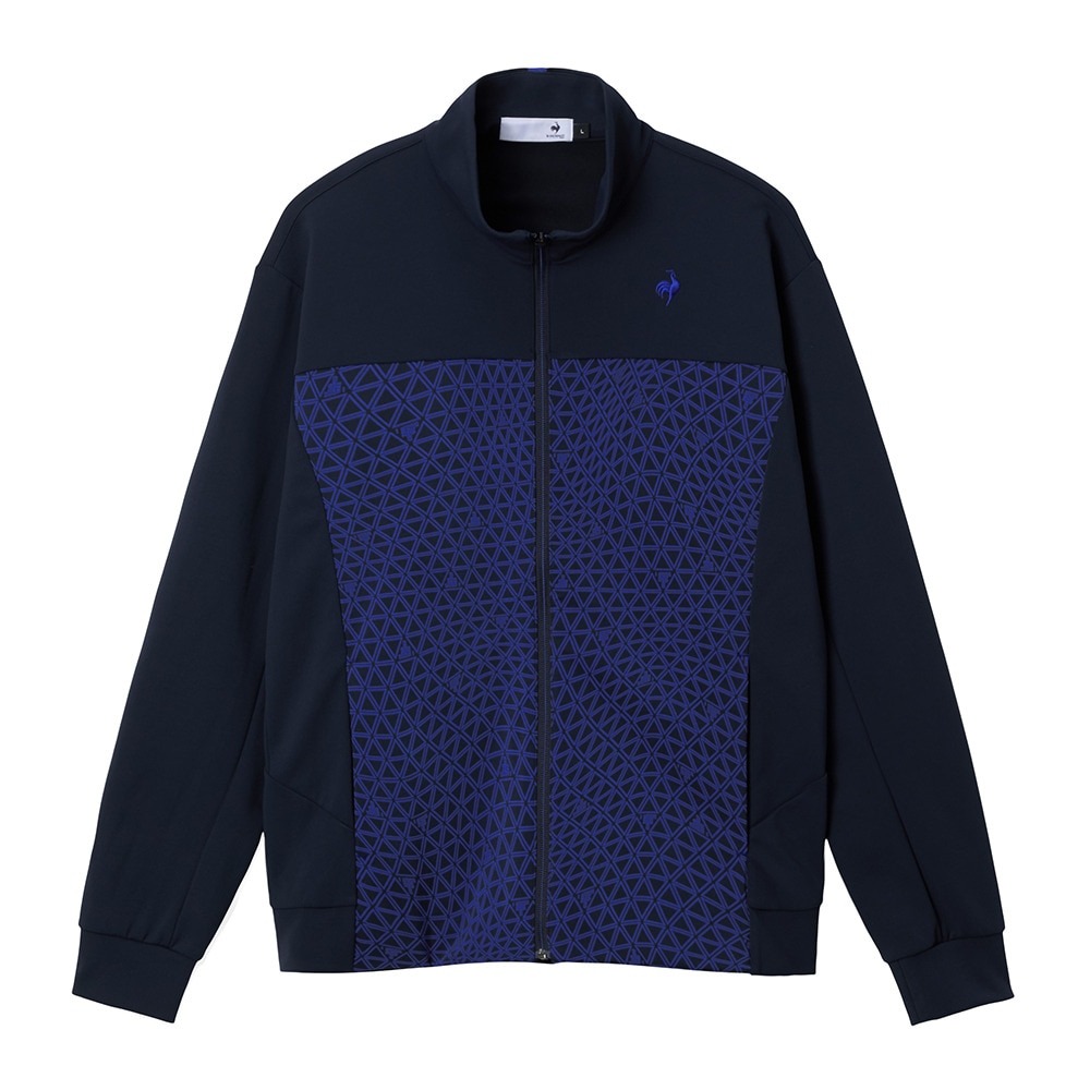 ルコックスポルティフ（lecoqsportif）（メンズ）ゴルフウェア 防風 ハイブリッド 長袖ミドラー LG5FSW00M NV00