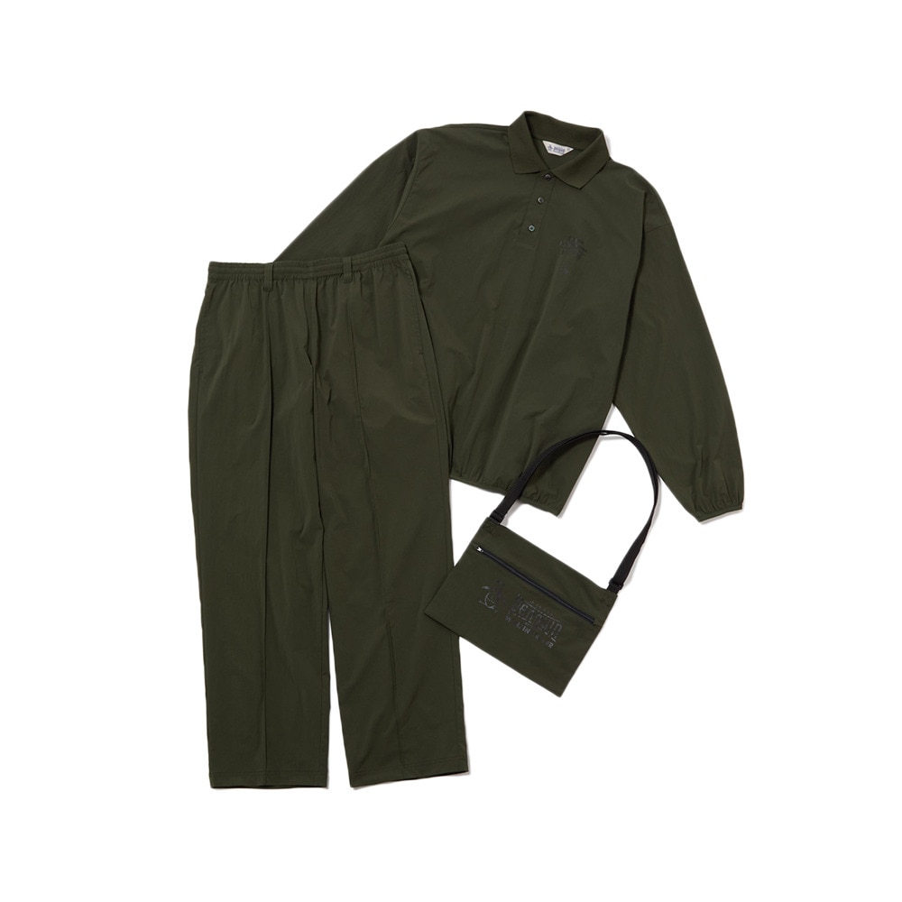 マンシング(MUNSING)ゴルフウェア Utility 3ピース セットアップ MU5FJK08M KH00(Men’s) マンシング（MUNSING）（メンズ）ゴルフウェア Utility 3ピース