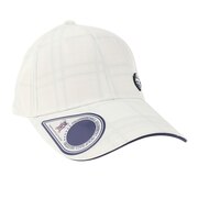 フィドラ（FIDRA）（メンズ）PGAマーカー付きチェックキャップ FD5HVA61 WHT-