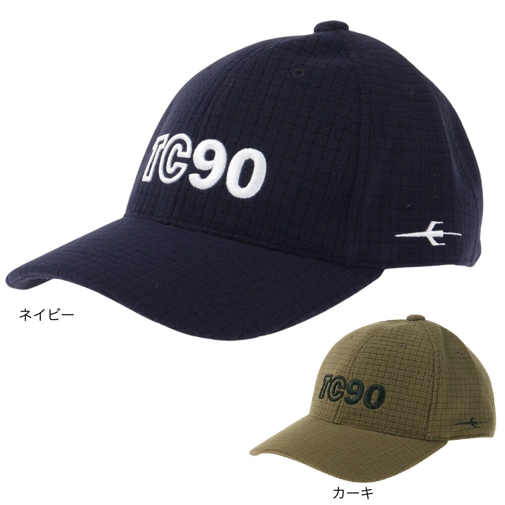 トランスコンチネンツ（TRANS CONTINENTS）（メンズ、レディース）ゴルフ ブロック フリースキャップ TCC-021 NVY