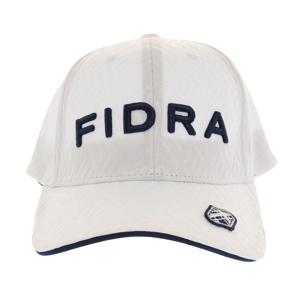 フィドラ（FIDRA）（メンズ）ゴルフ エンボスキャップ FD5MVA01 WHT