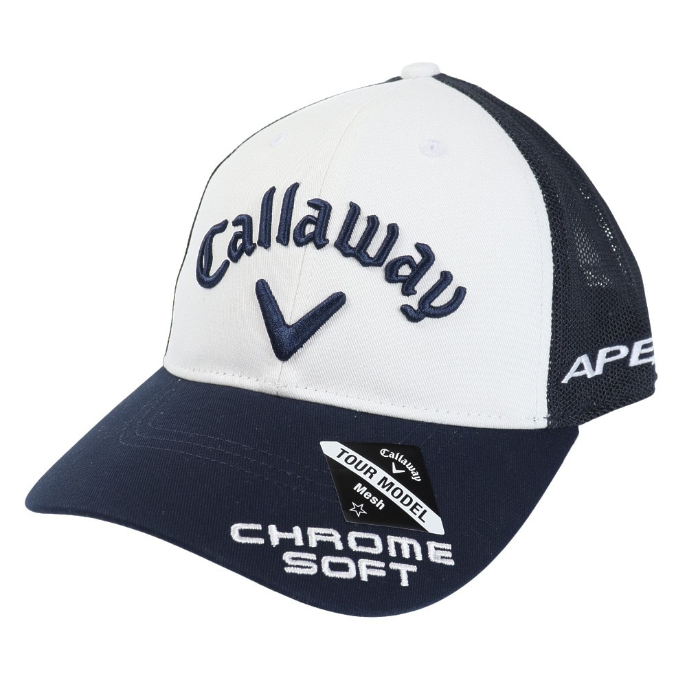 キャロウェイ（CALLAWAY）（メンズ）ゴルフ 吸汗 速乾 帽子 ツアー American メッシュキャップ 22JM C22990103-1120