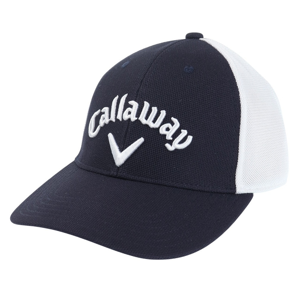 キャロウェイ（CALLAWAY）（メンズ）ゴルフ 吸汗 速乾 帽子 Basic メッシュキャップ 22JM C22990105-1121