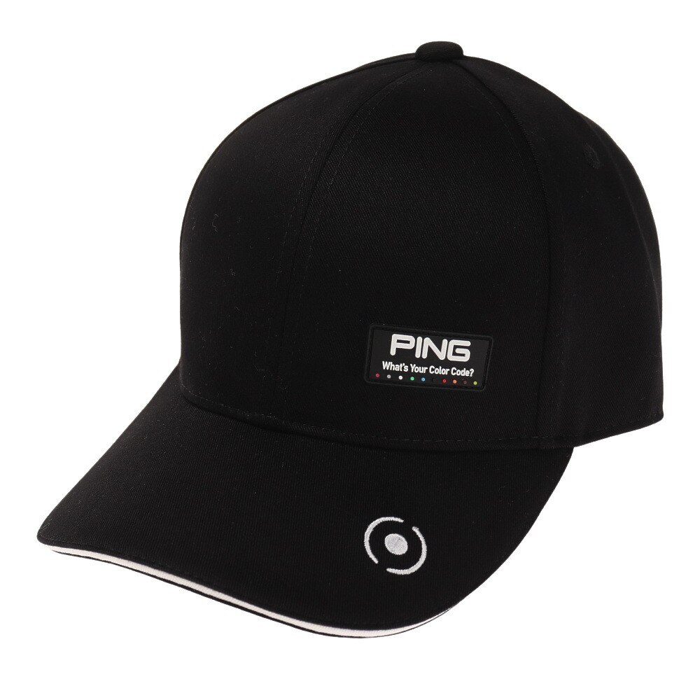 ピン カラーコードキャップ HW-A225 BK 36185 ＦＦ 90 衣料小物 帽子キャップの大画像