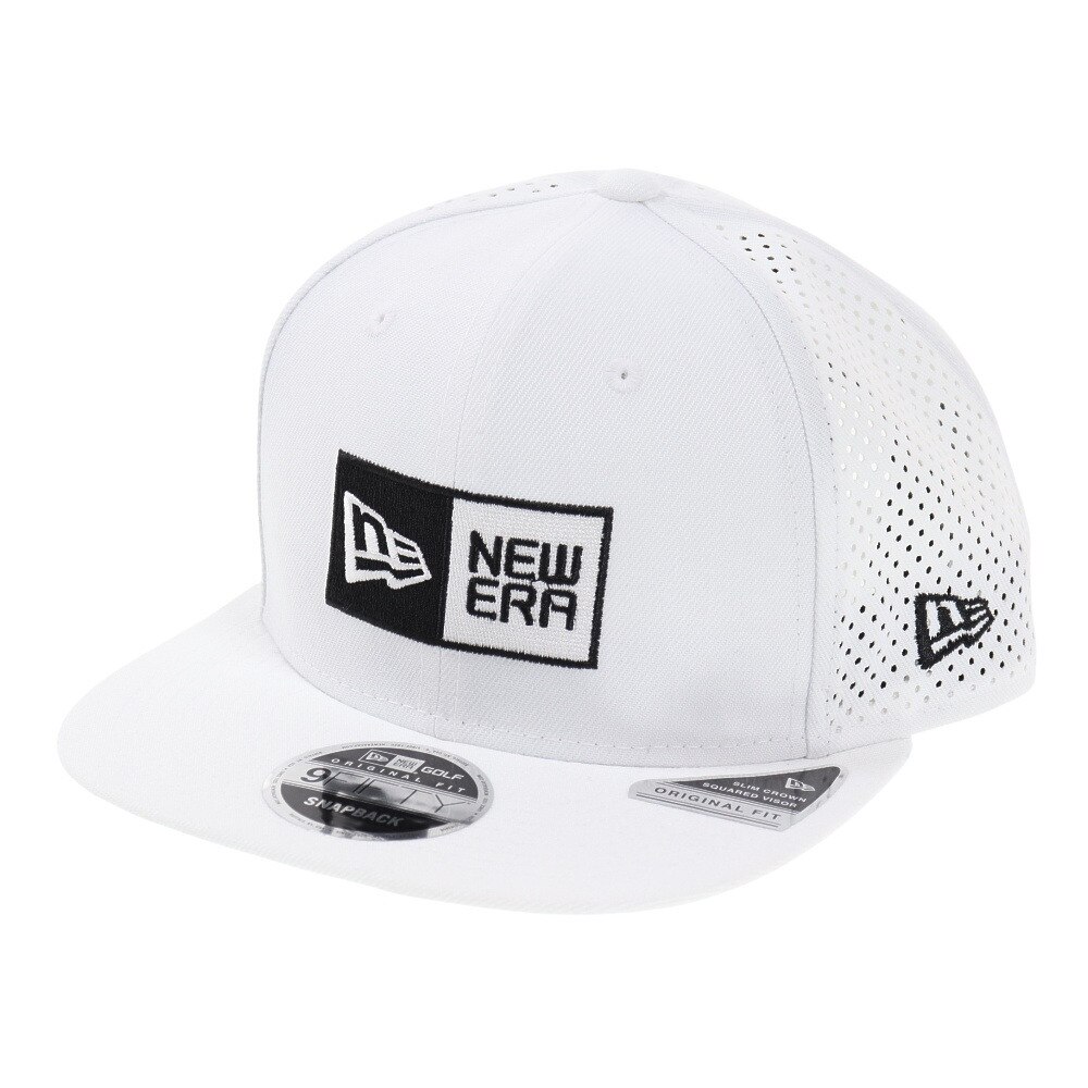 ニューエラ 9fifty Original Fit レーザーパフォーテッド ボックスロゴ キャップ ゴルフ用品はヴィクトリアゴルフ