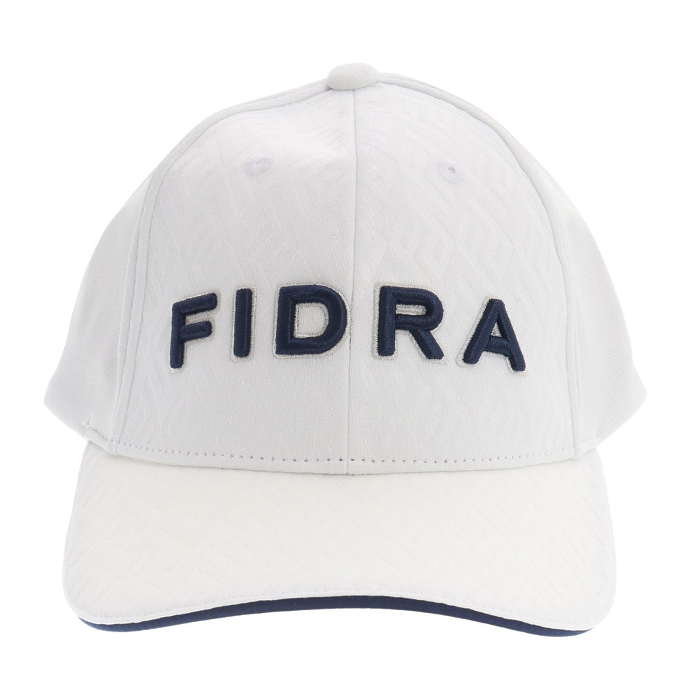 フィドラ（FIDRA）（メンズ）ゴルフ 吸汗 速乾 冷感 氷撃エンボスFTキャップ FD5MVD21 WHT.